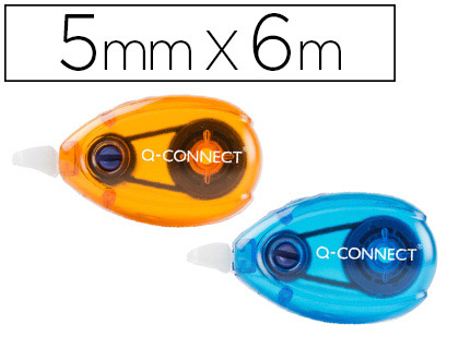 2 correctores de cinta Q-Connect 5mm.xm.